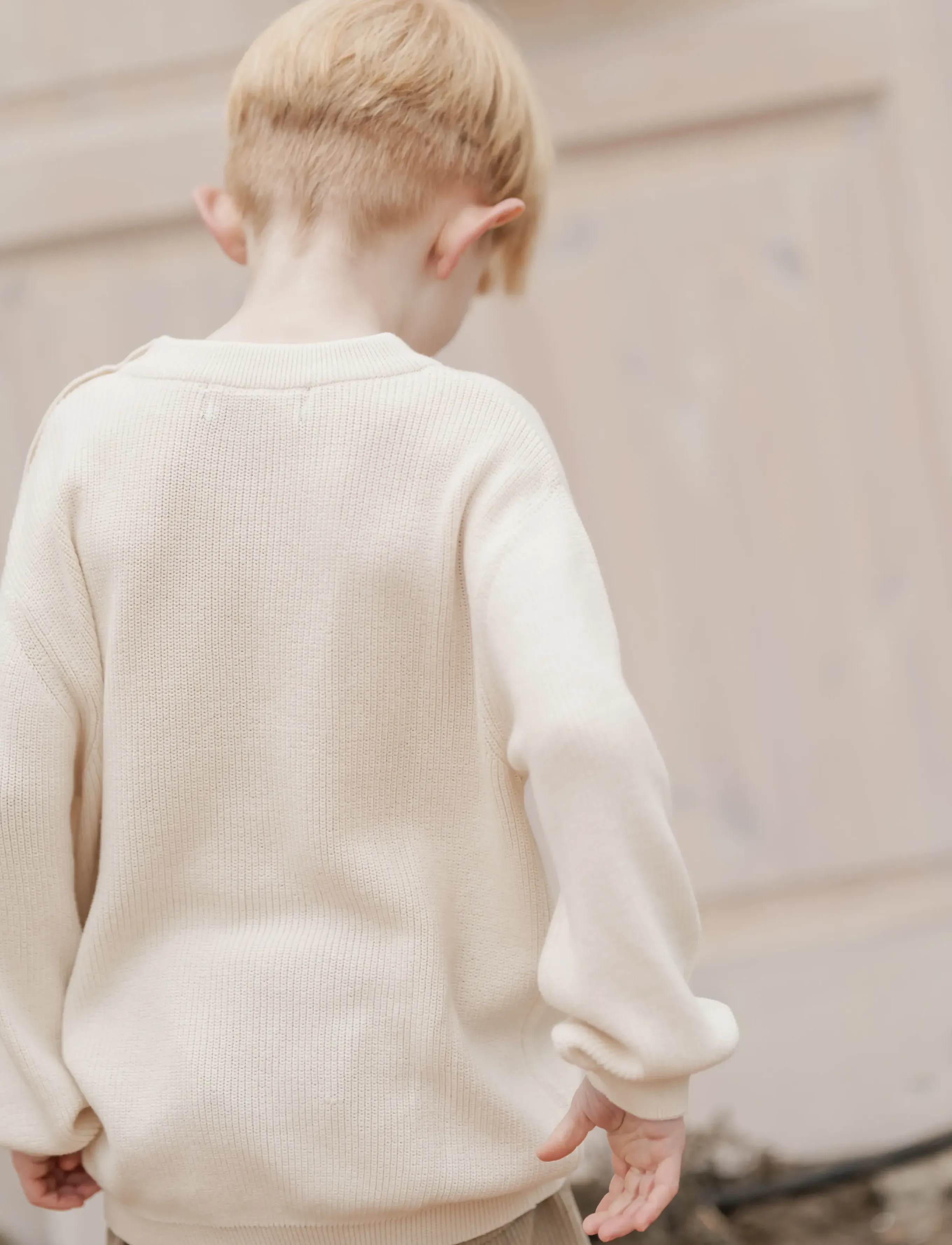 Hanevild - theodor sweater - trøjer - ivory - 4