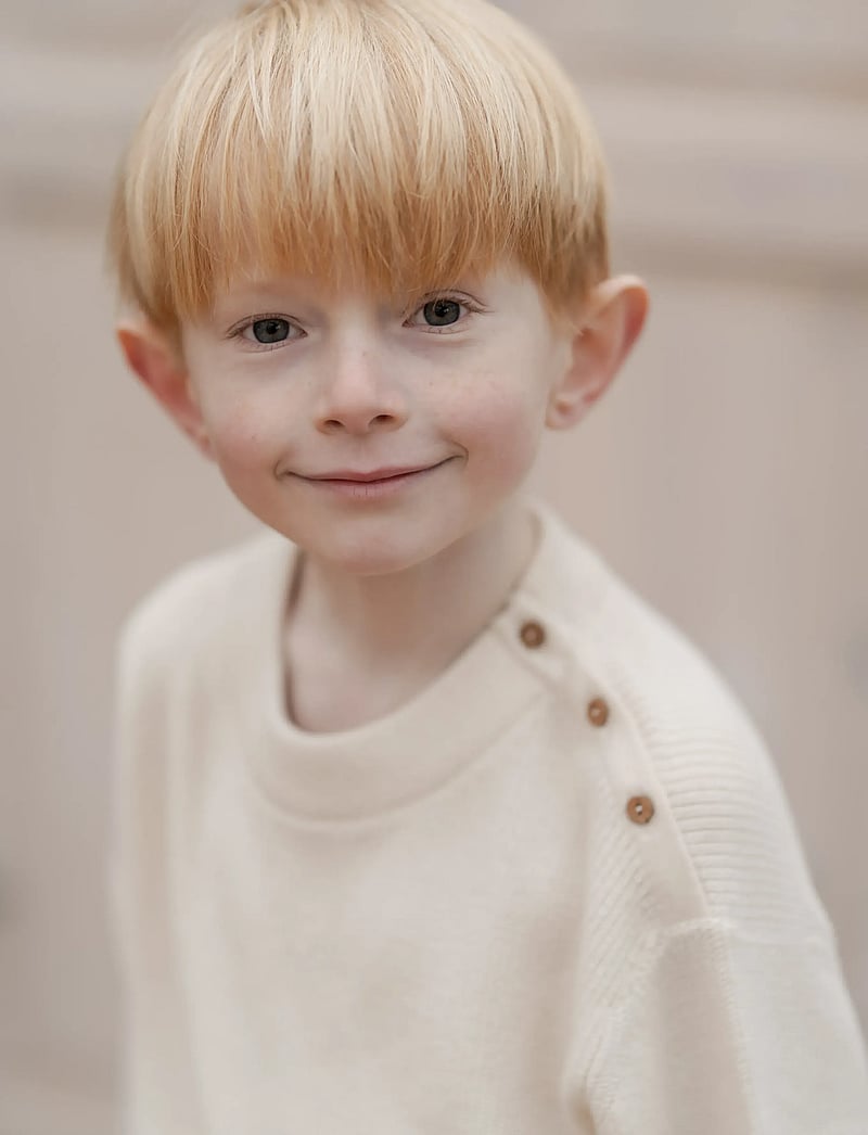 Hanevild - theodor sweater - stickade tröjor - ivory - 5