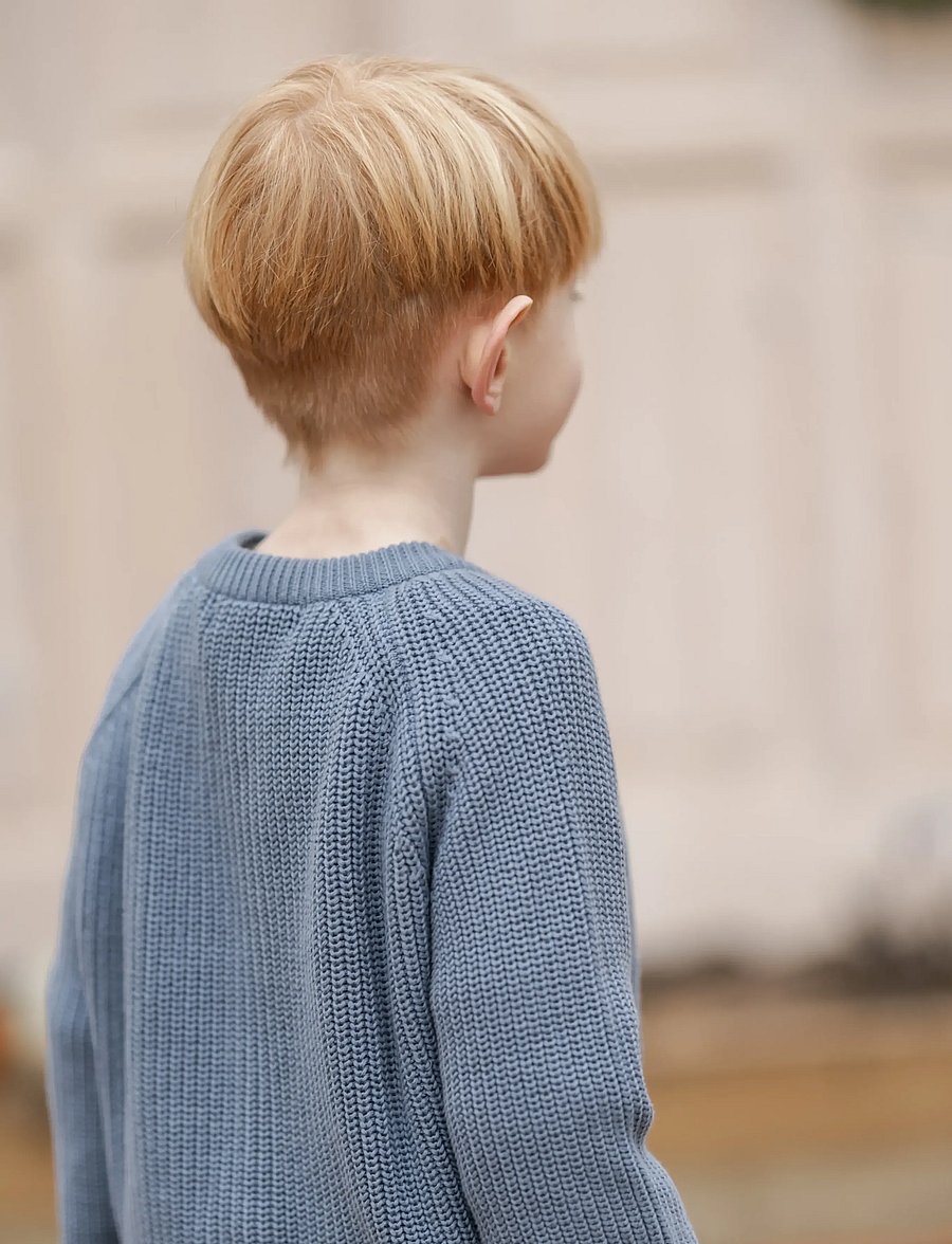 Hanevild - Kaj cardigan - cardigans - blue blizzard - 3