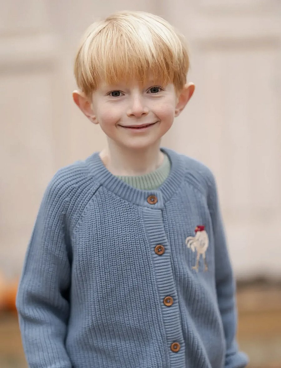 Hanevild - Kaj cardigan - cardigans - blue blizzard - 5