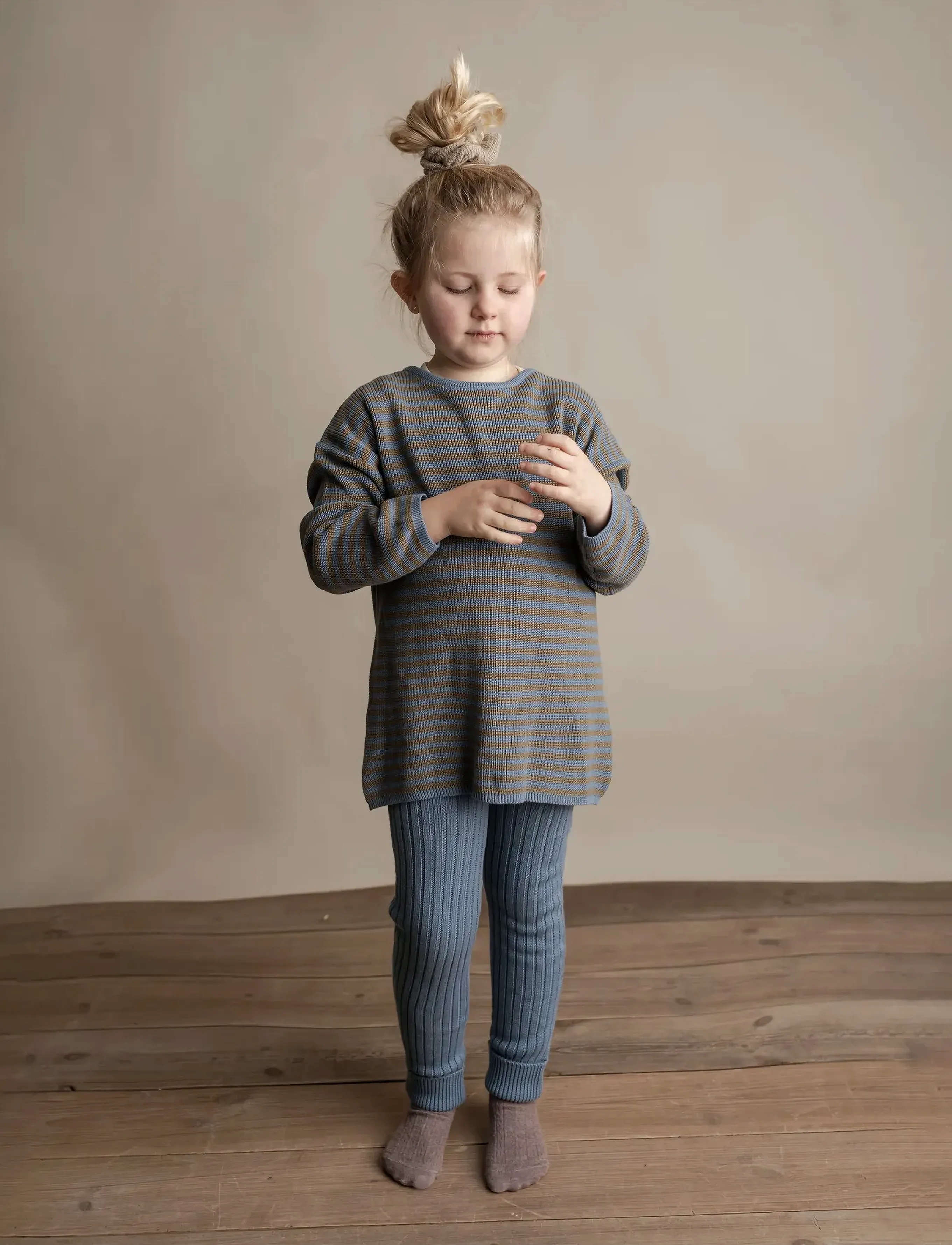 Hanevild Lynge leggings - Leginsy - BLUE BLIZZARD / blue