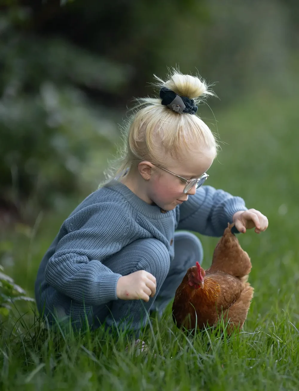 Hanevild - Lynge leggings - leggings - blue blizzard - 3