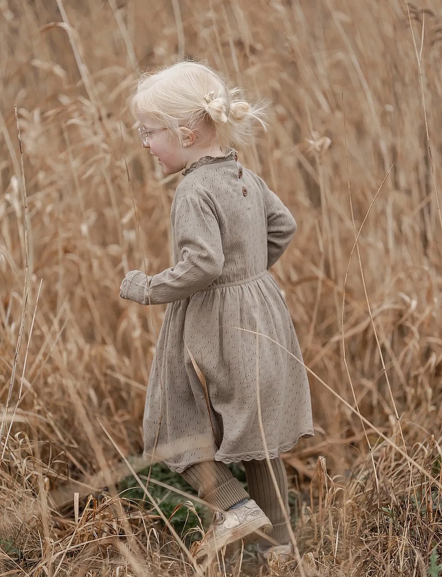 Hanevild - scallop dress - pikkade varrukatega beebikleidid - crockery - 5