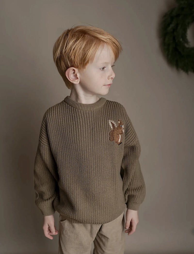 Hanevild - Lauge blouse - stickade tröjor - coriander - 3