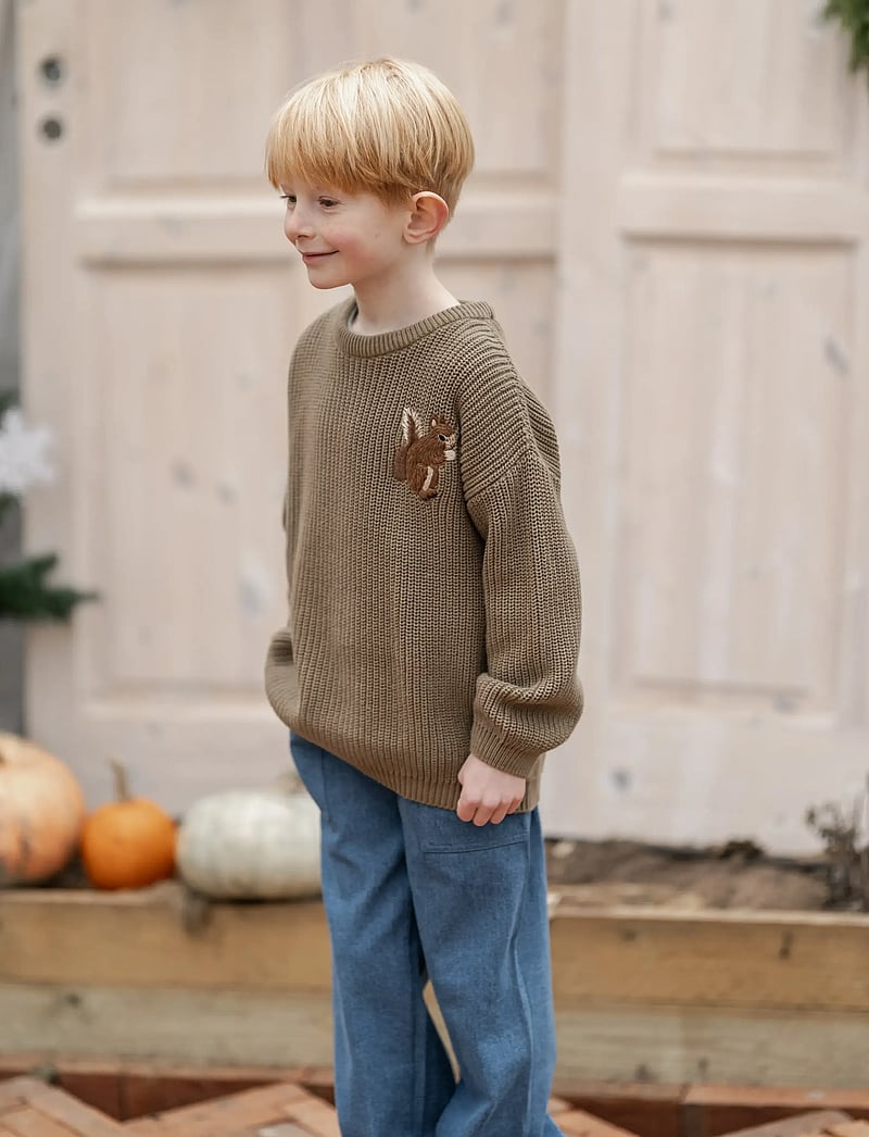 Hanevild - Lauge blouse - stickade tröjor - coriander - 4