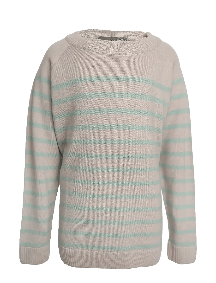Hanevild - Bertil blouse - pullover - oatmeal/sage - 0