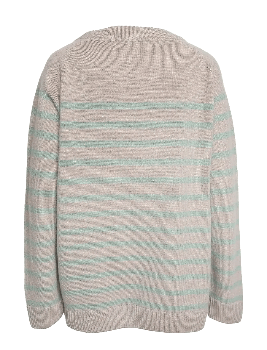 Hanevild - Bertil blouse - pullover - oatmeal/sage - 1