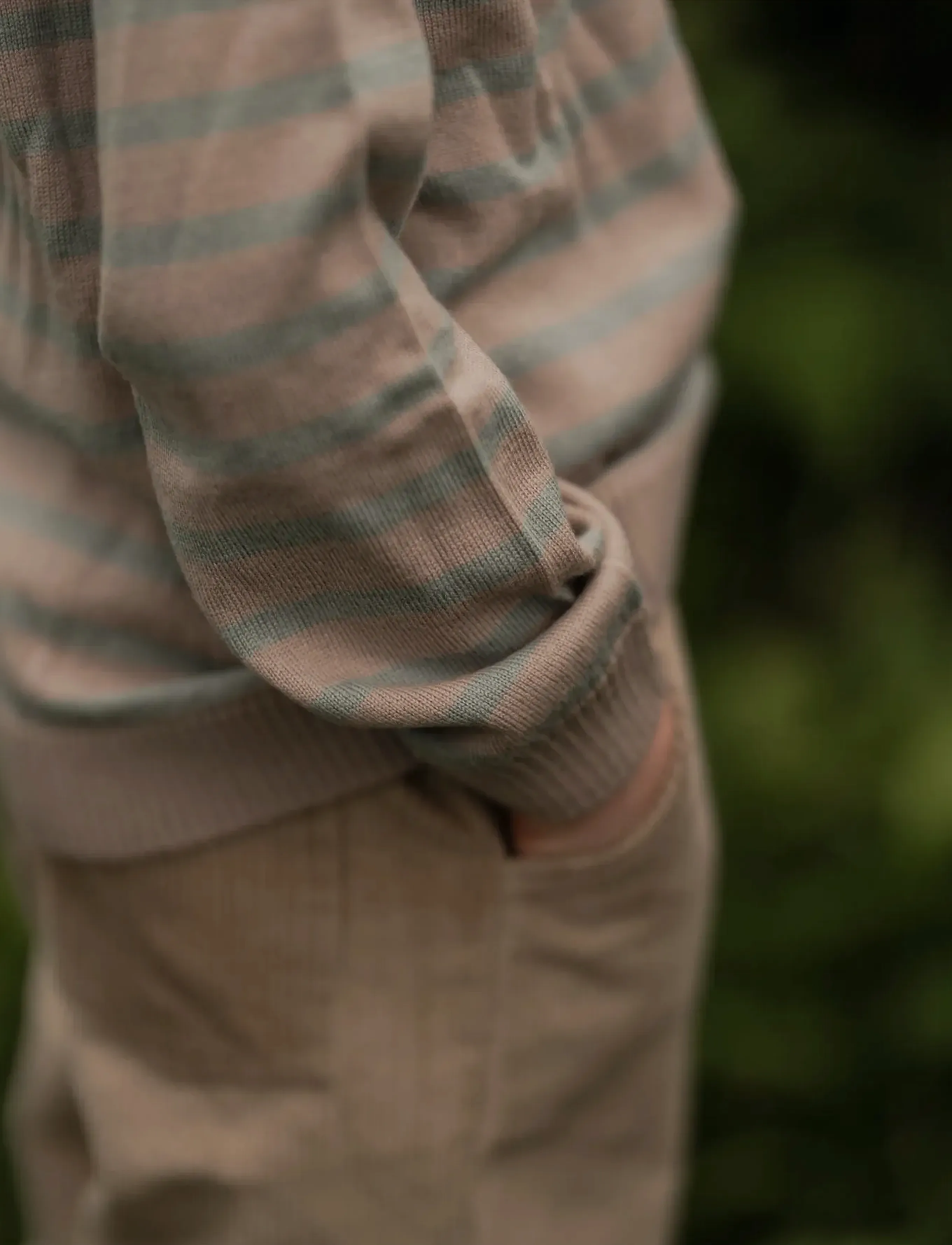 Hanevild - Bertil blouse - pullover - oatmeal/sage - 2