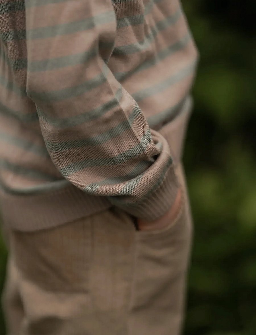 Hanevild - Bertil blouse - pullover - oatmeal/sage - 2