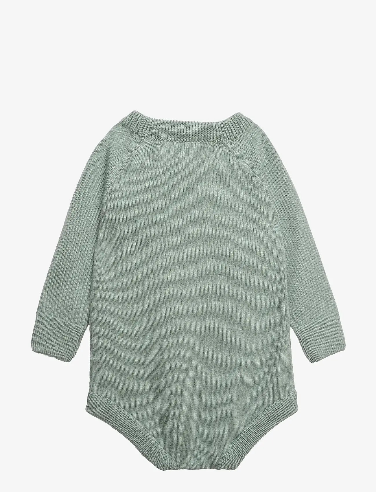 Hanevild - Martin romper - långärmade bodies - sage green - 2