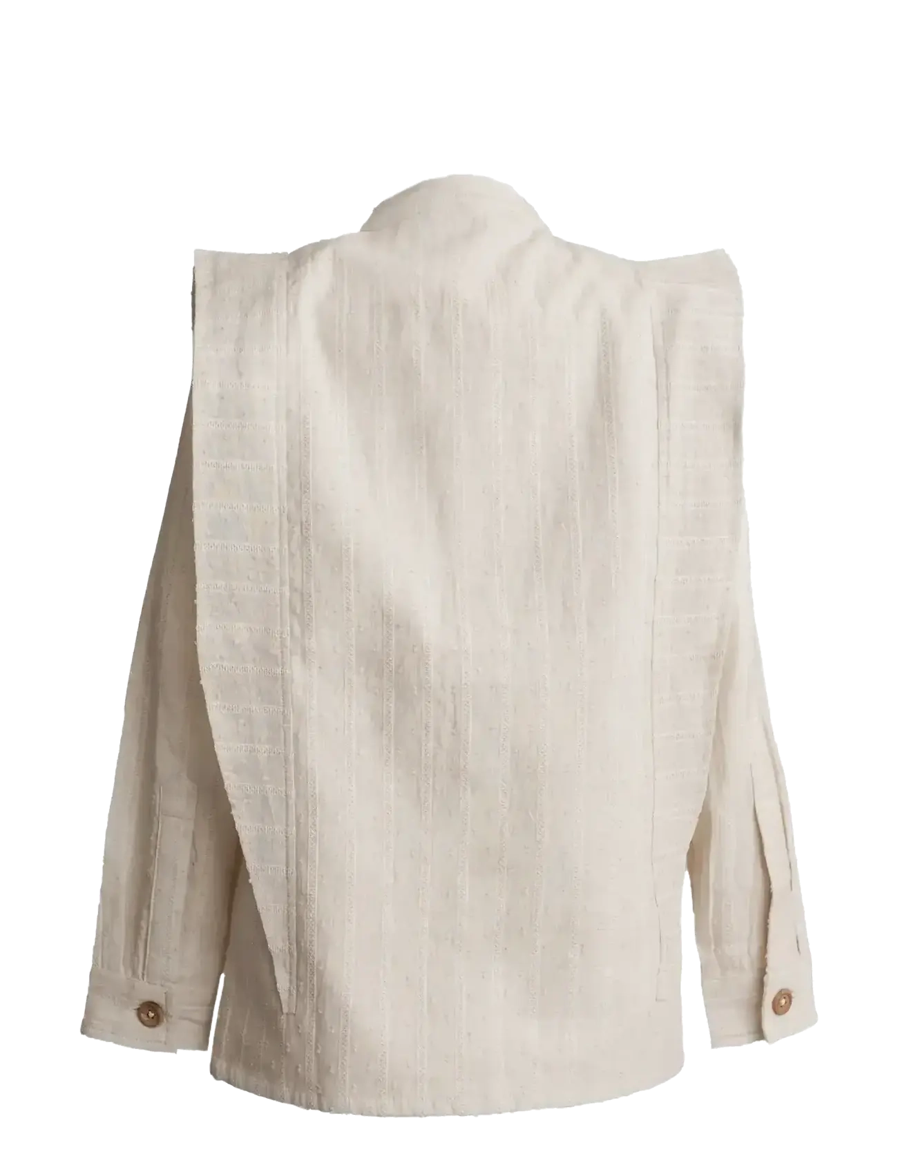 Hanevild - Lace shirt - langärmlige hemden - cream - 2