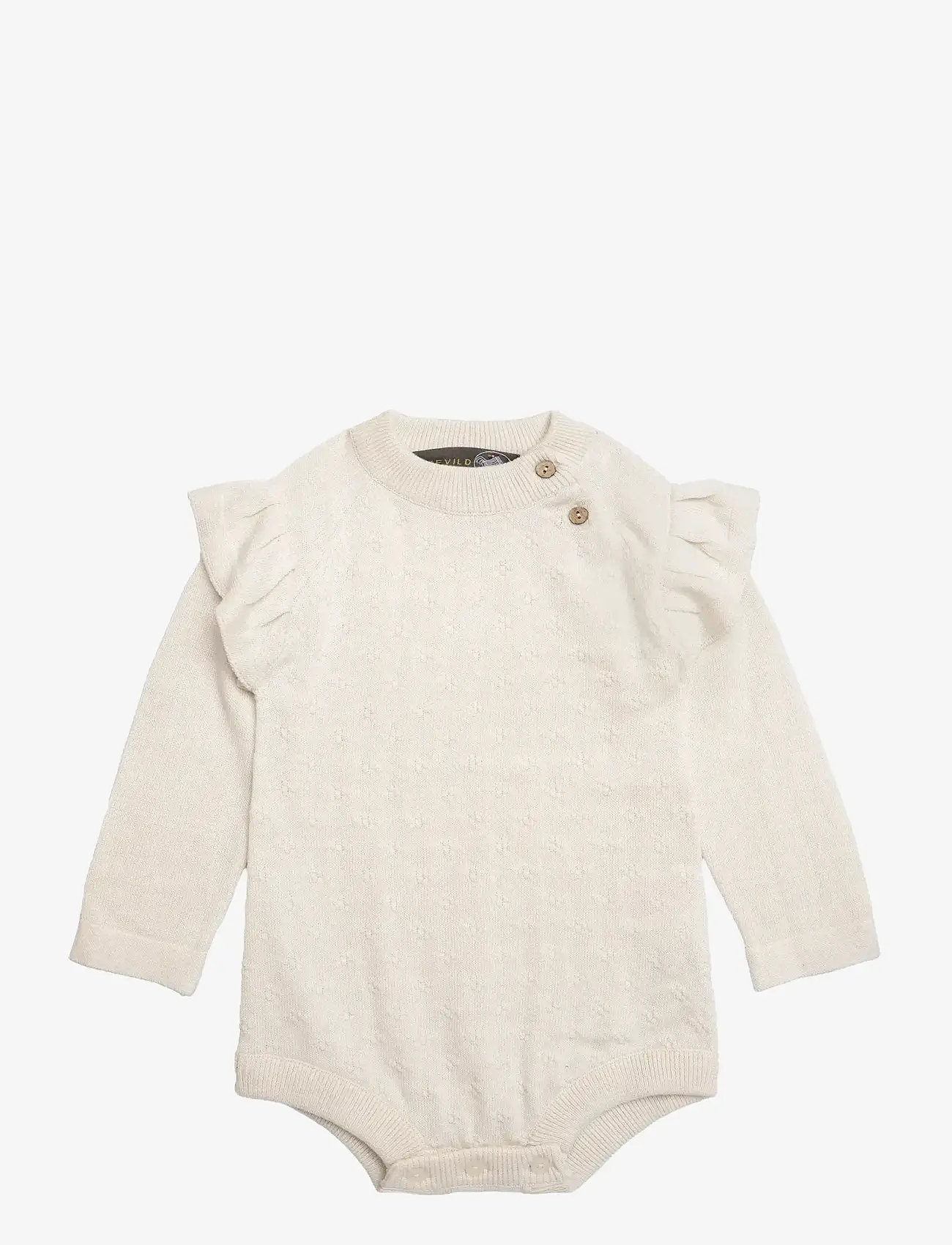 Hanevild - Lucy romper - langärmelig - ivory - 0