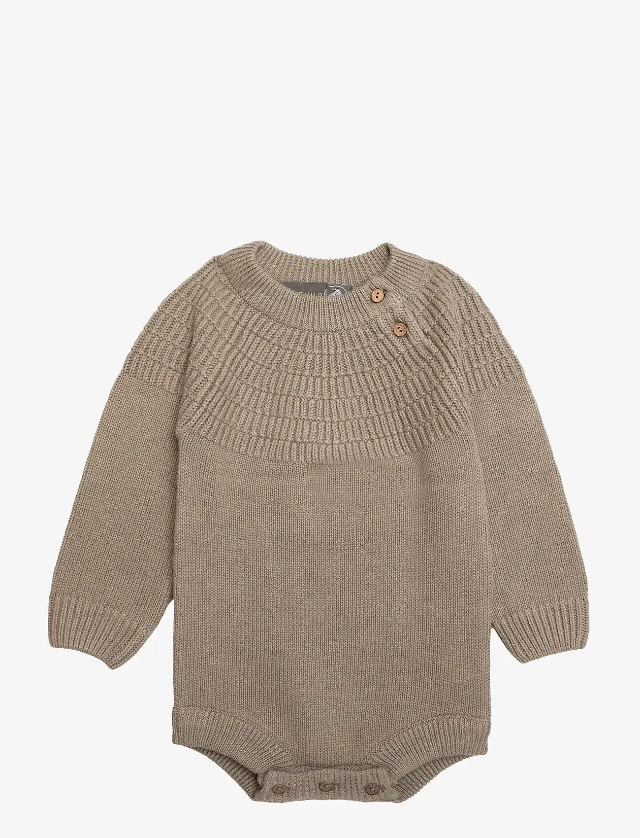 Hanevild - Mingus romper - pitkähihaiset bodyt - crockery - 1