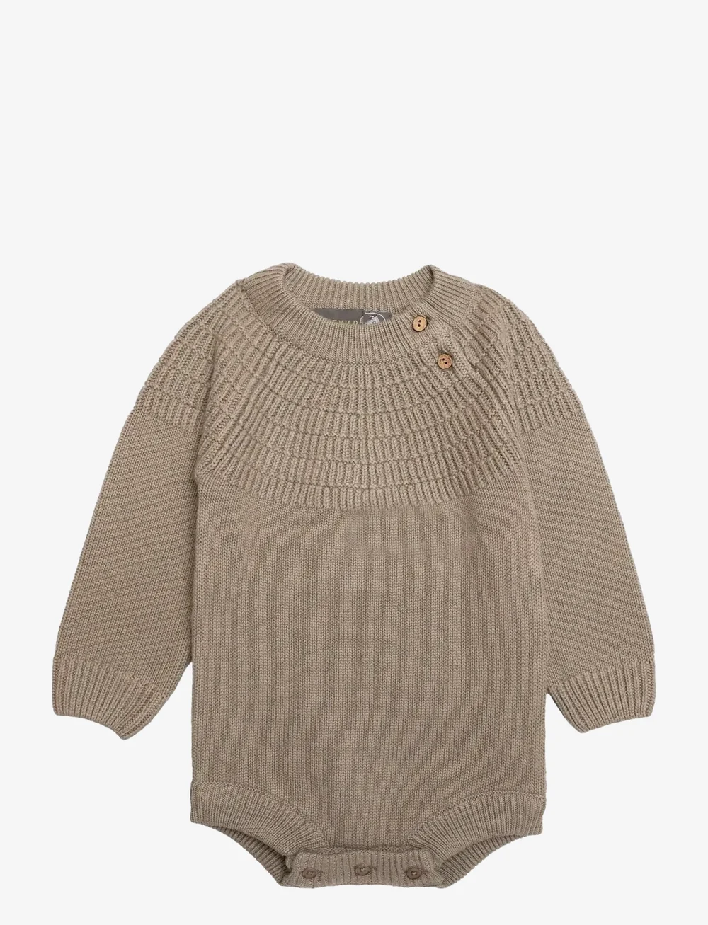 Hanevild - Mingus romper - langärmelige bodys - crockery - 1