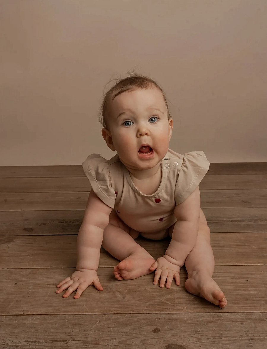 Hanevild - Maggie romper - korte mouwen - summersand - 4