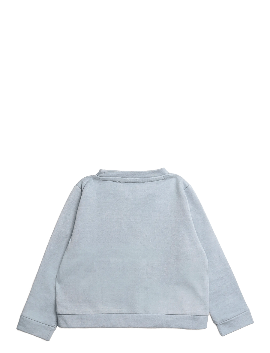 Hanevild - Floral sweater - sweatshirts - kenttucky blue - 2