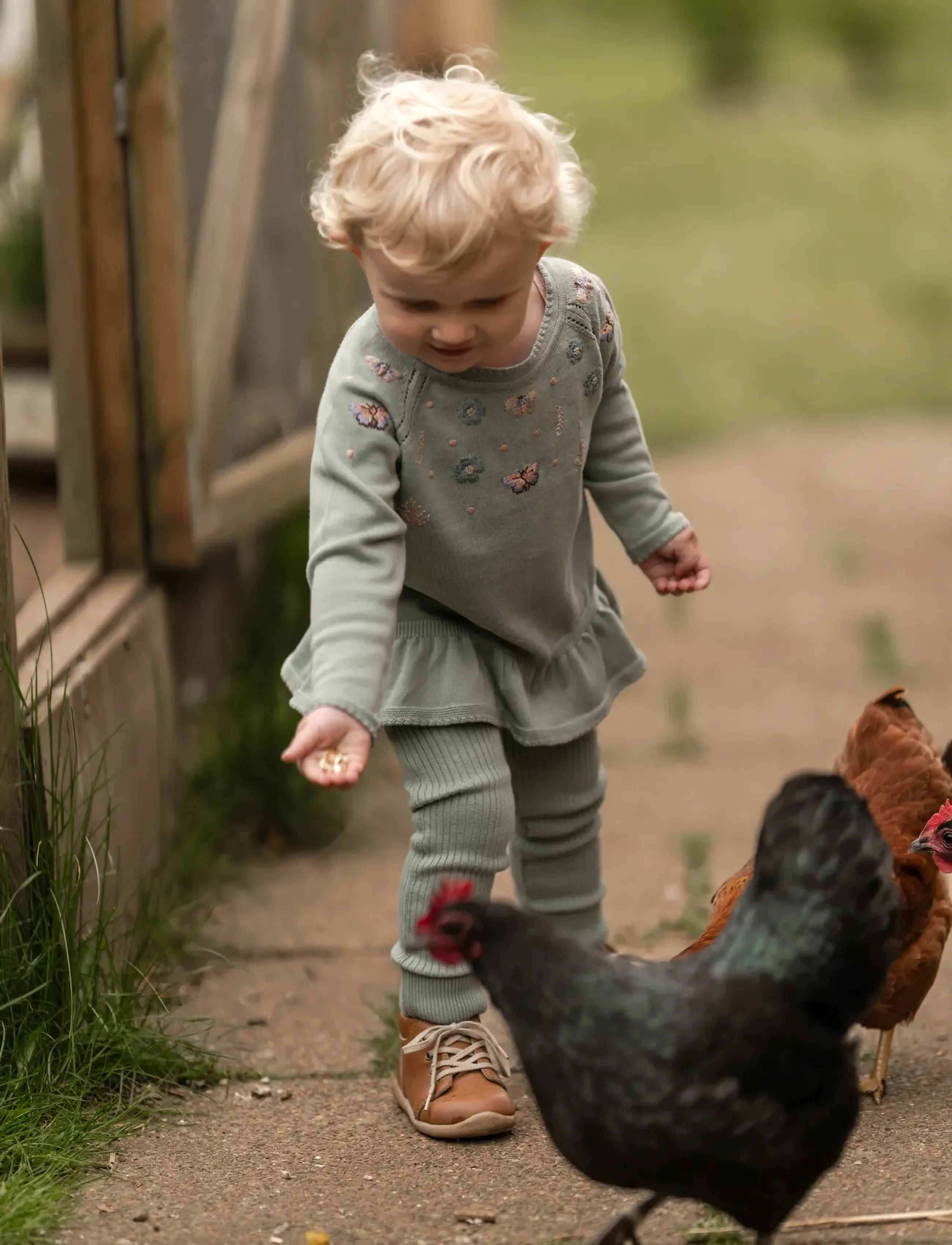 Hanevild Lynge leggings - Leggings - SAGE / green