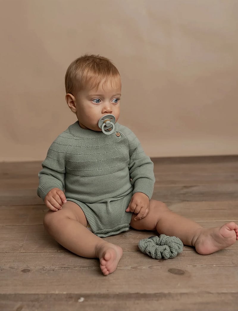 Hanevild - Mingus romper - langärmelige bodys - sage - 3