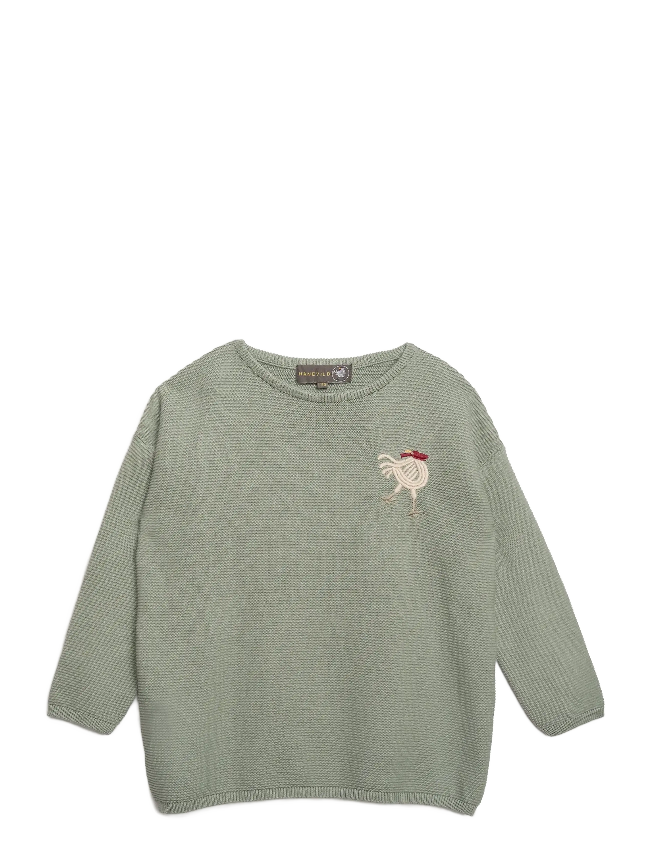 Hanevild Lauge sweater - Baby 44-92 - SAGE / khaki/green