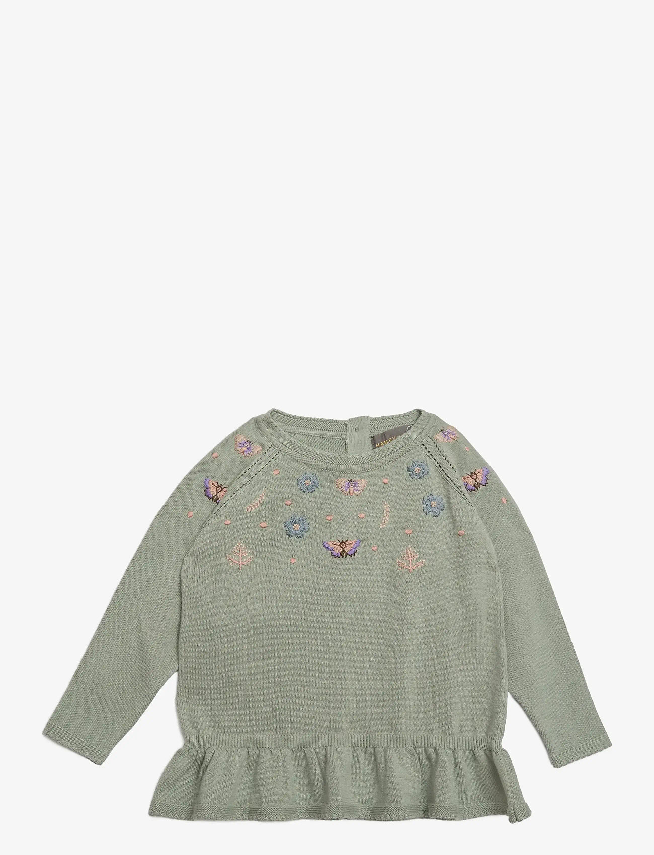 Hanevild - sandra blouse - pullover - sage - 1