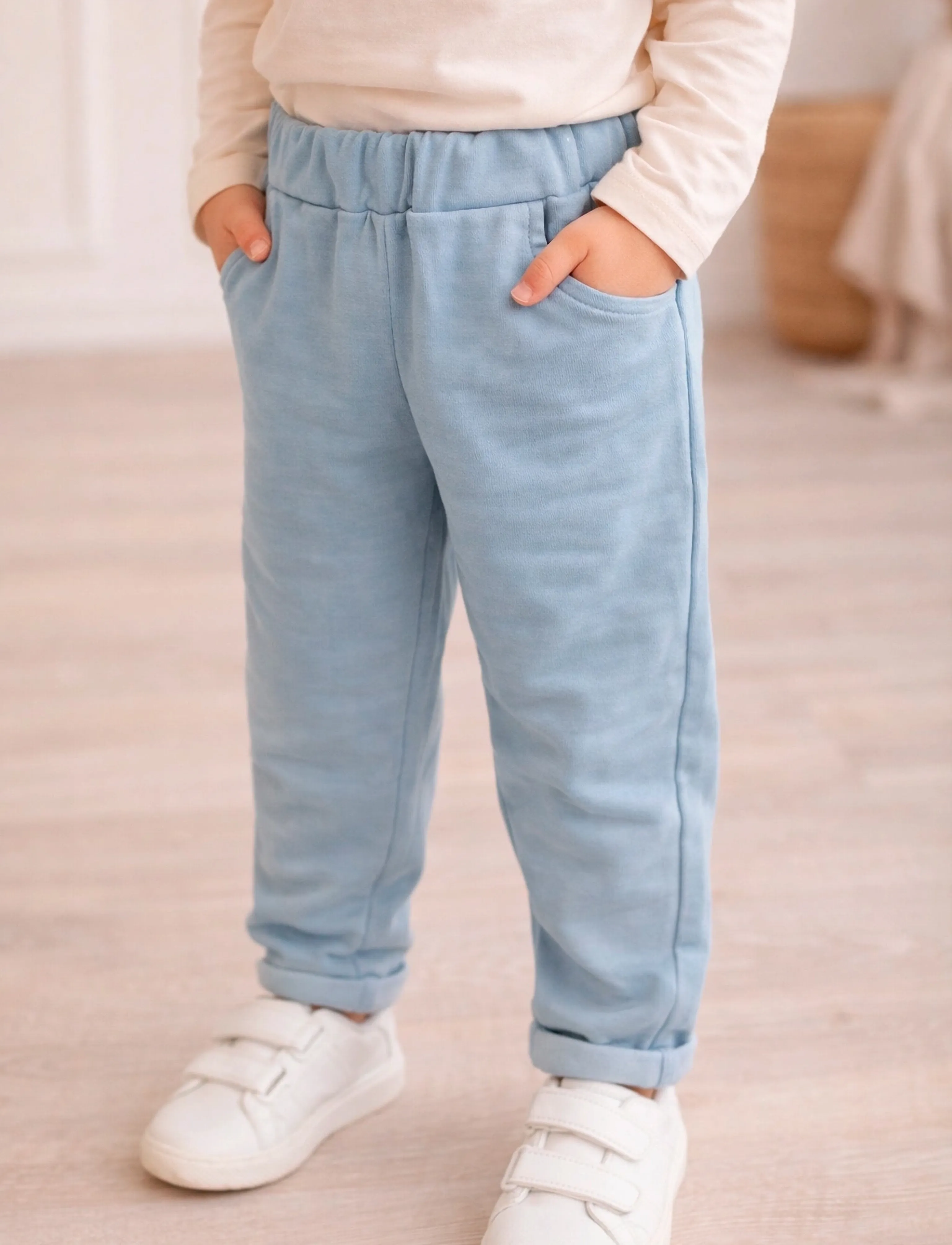 Hanevild Sweatpants - Floral - Harald - Jogginghosen - KENTTUCKY BLUE / blue