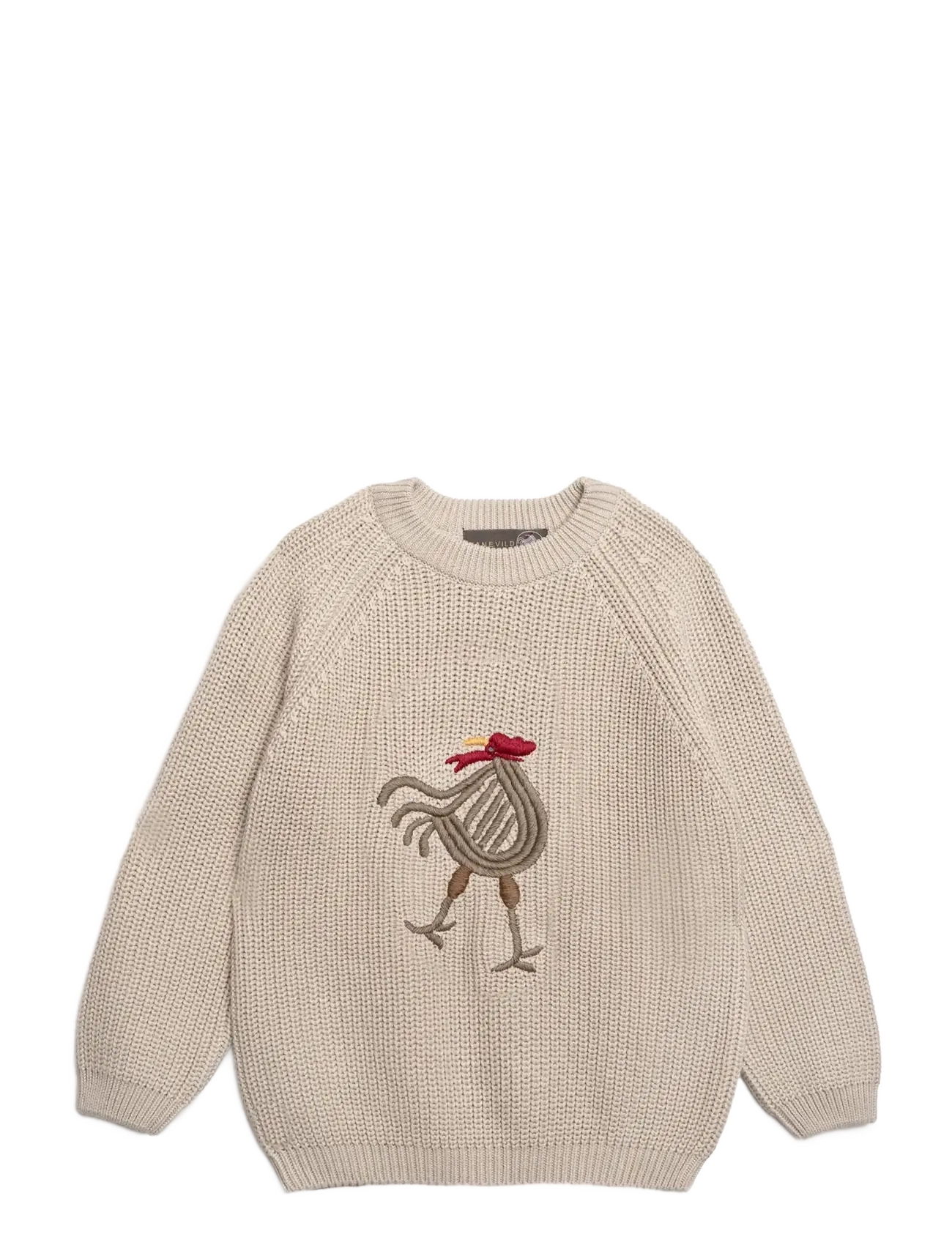 Hanevild flower cardigan - Baby 44-92 - SUMMERSAND / beige