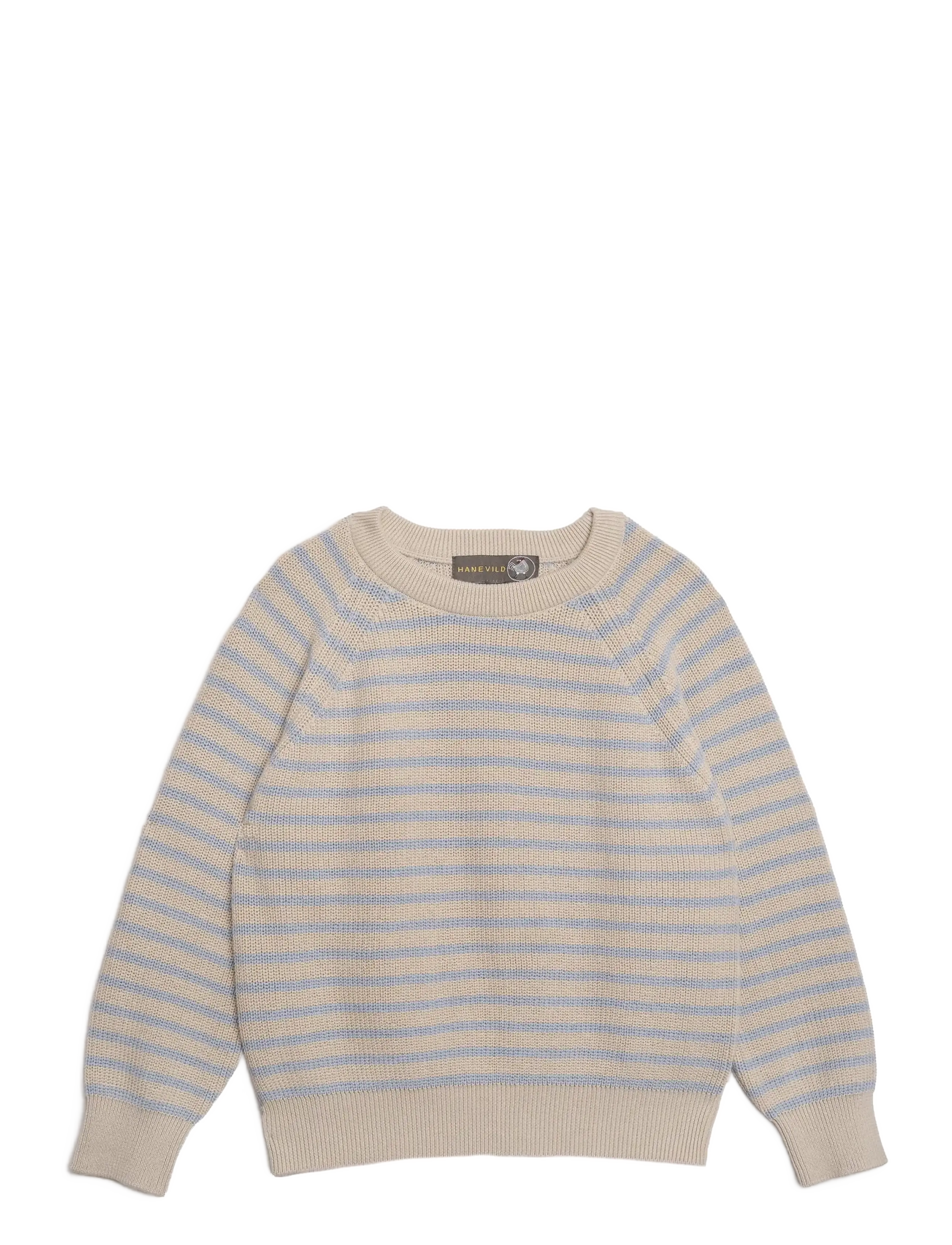 Hanevild christian sweater - Strickmode - KENTUCKY BLUE, SUMMERSAND / beige