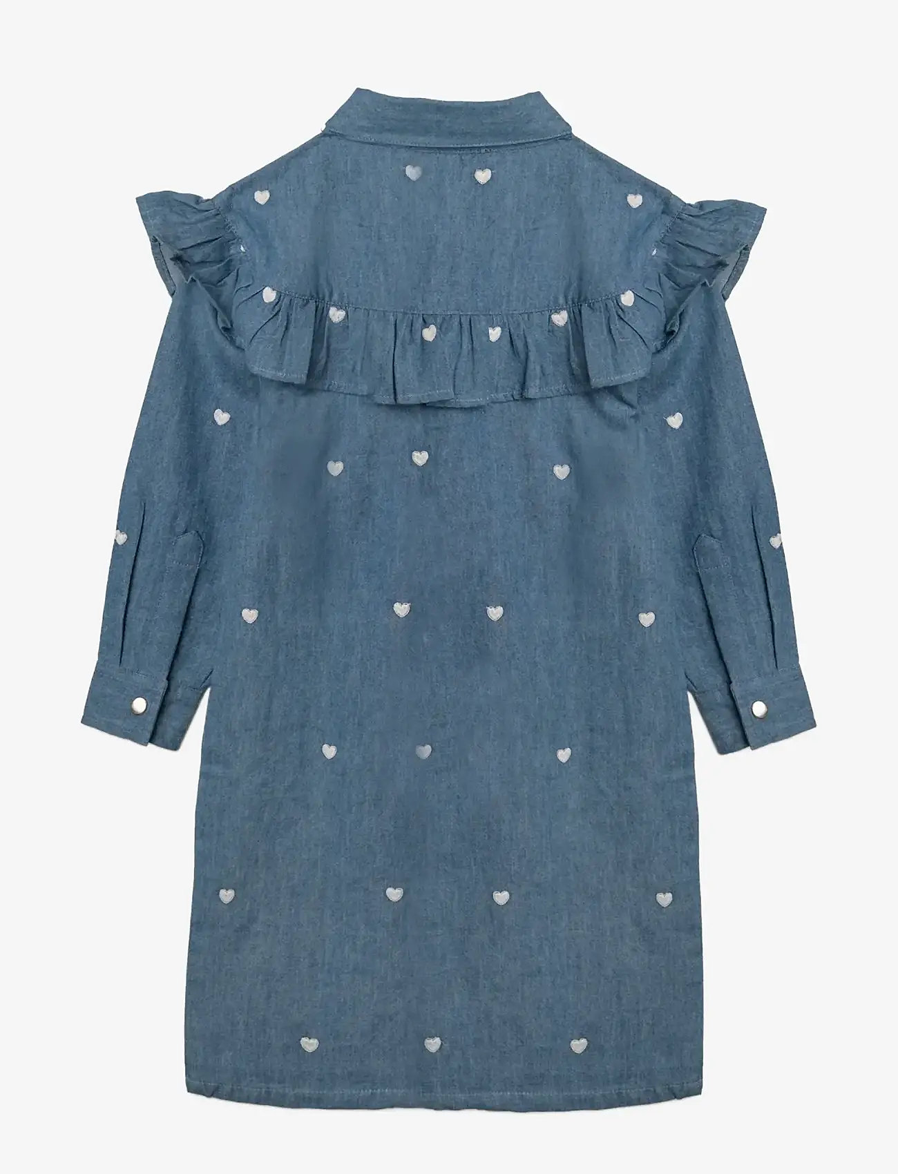 Hanevild - Denim dress - (girl) Mother, daugther, son outfit - långärmade babyklänningar - denim - 2