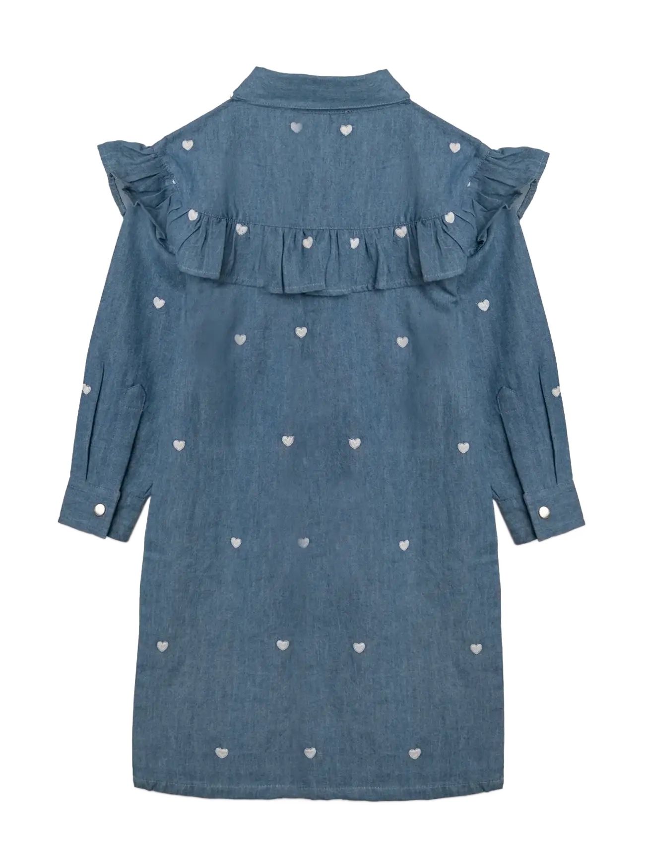 Hanevild - Denim dress - (girl) Mother, daugther, son outfit - langærmede babykjoler - denim - 2