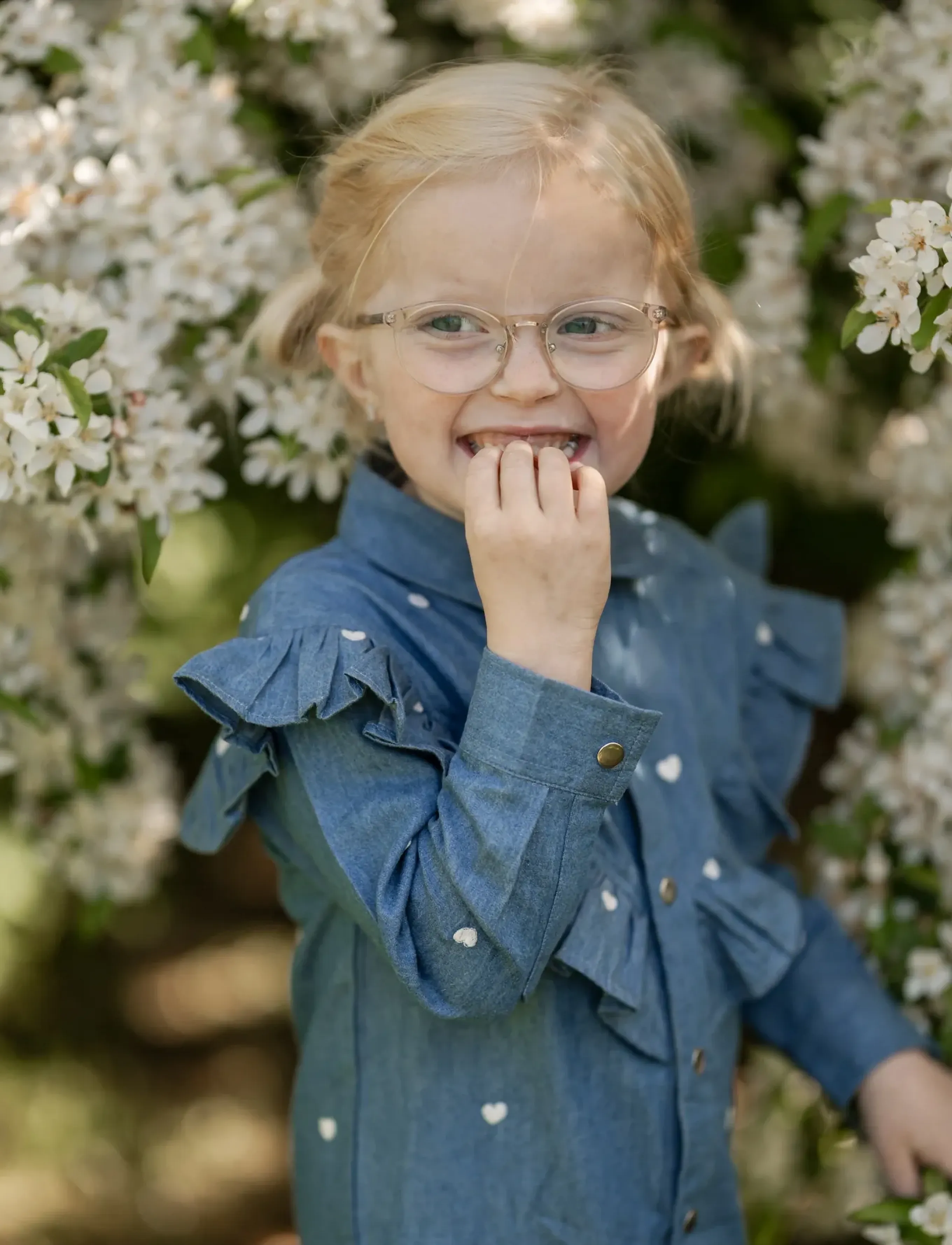 Hanevild - Denim dress - (girl) Mother, daugther, son outfit - langærmede babykjoler - denim - 3