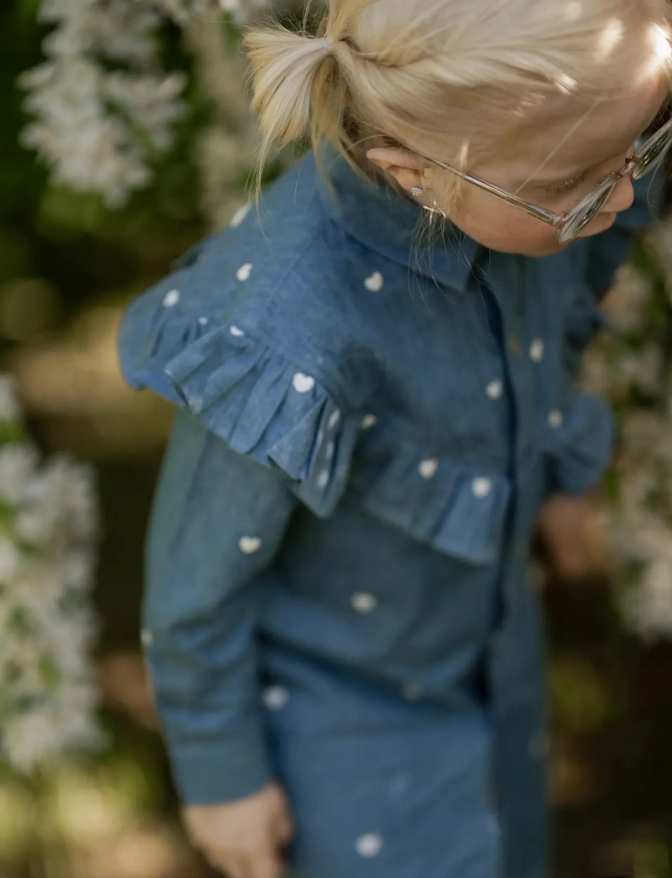 Hanevild - Denim dress - (girl) Mother, daugther, son outfit - langærmede babykjoler - denim - 4
