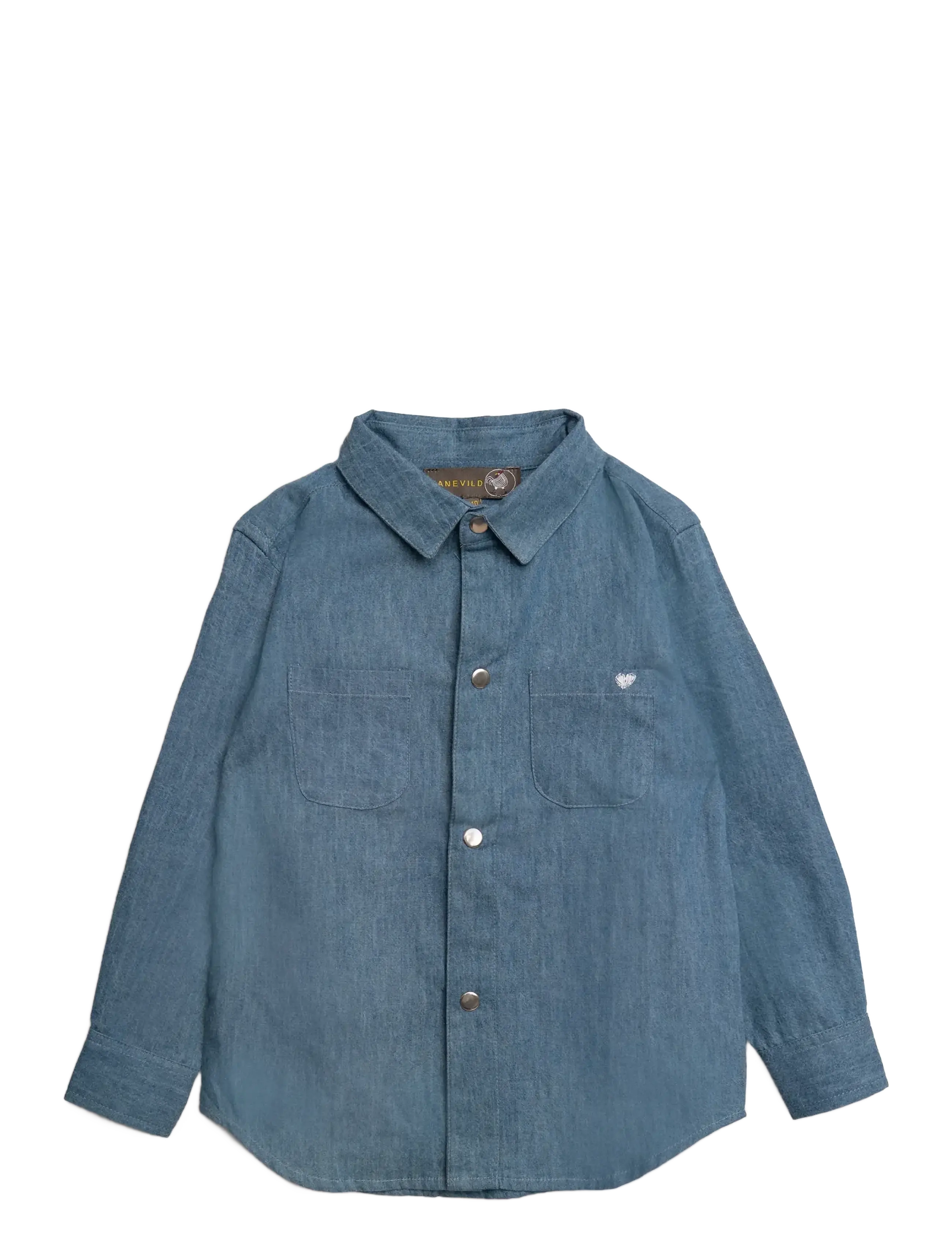 HANEVILD Denim Shirt Blau - 98 - Kinder