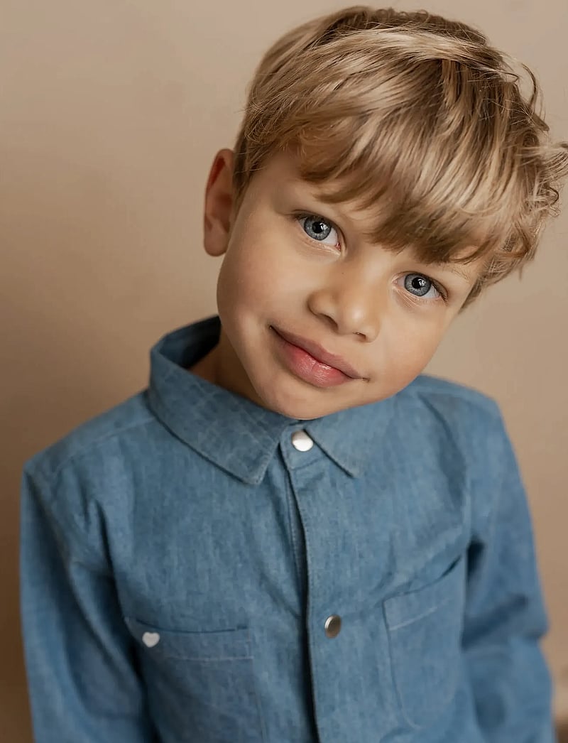 Hanevild - Denim shirt - långärmade skjortor - denim - 4