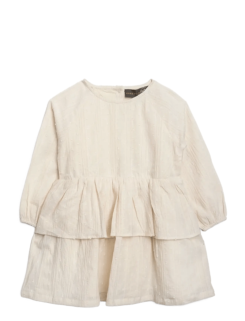 Hanevild - Else dress - pikkade varrukatega beebi kleidid - cream - 1