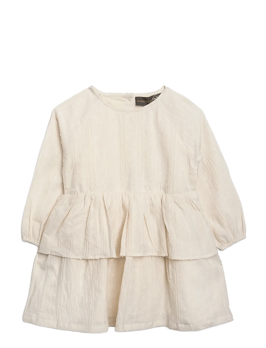 Hanevild - Else dress - langærmede hverdagskjoler - cream - 1