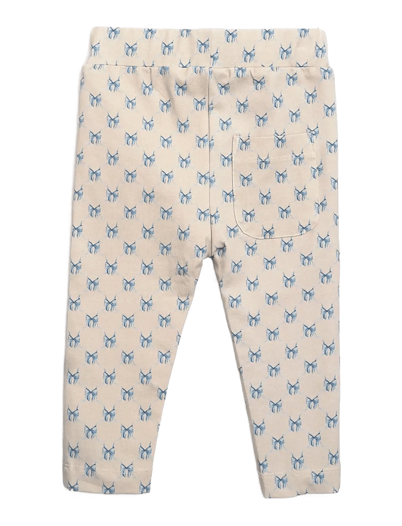 Hanevild - Bow leggings - leggings - cream - 1