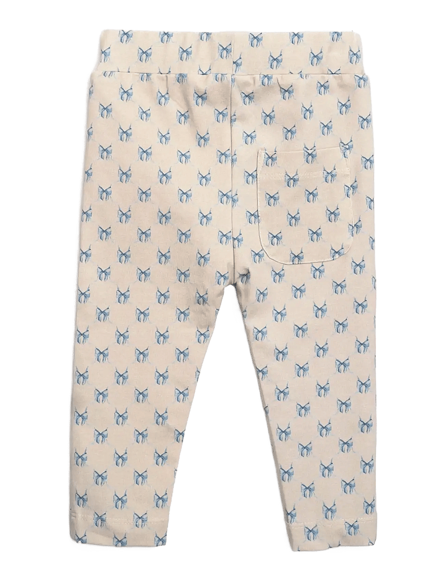 Hanevild - Bow leggings - leggings - cream - 1