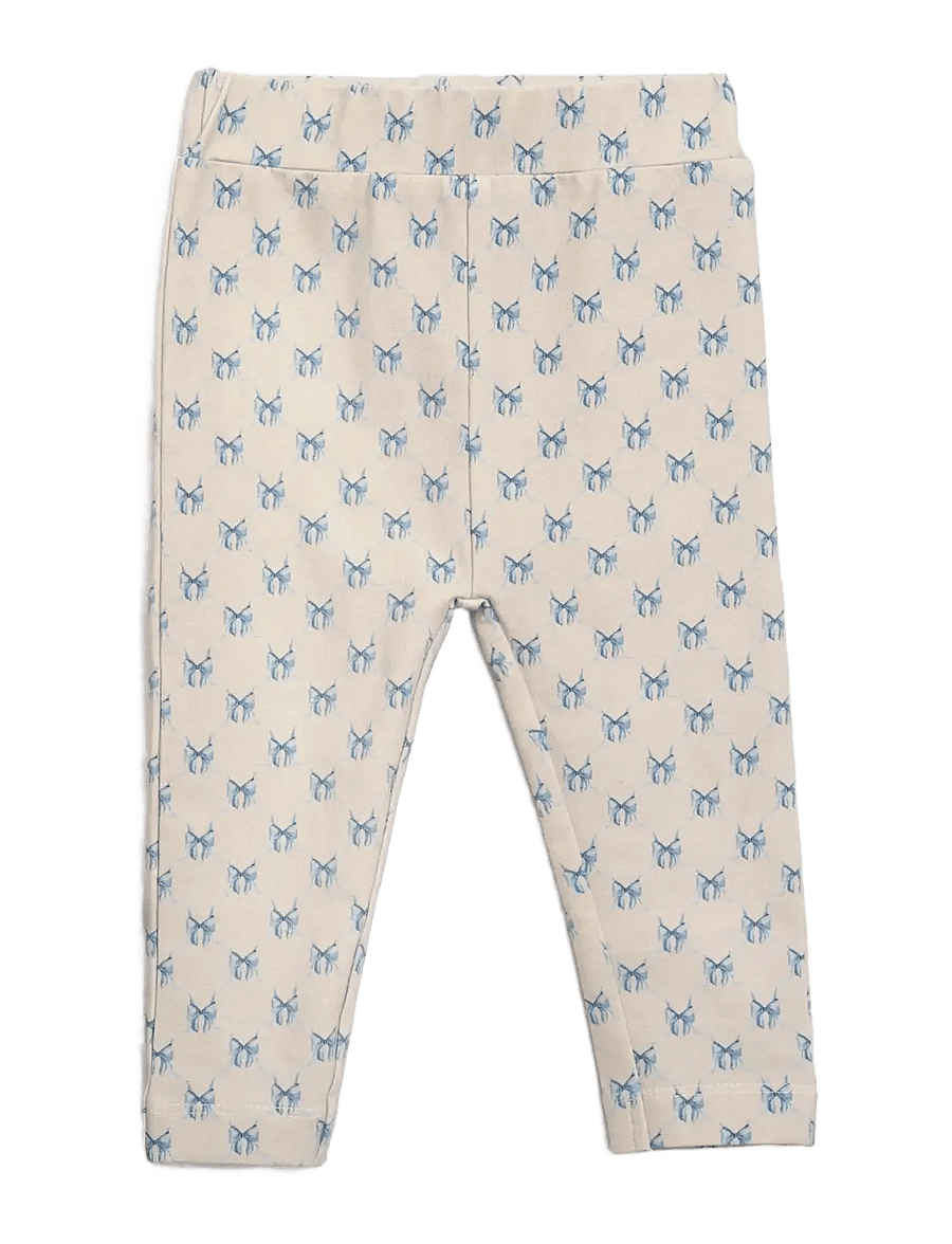 Hanevild - Bow leggings - leggings - cream - 2