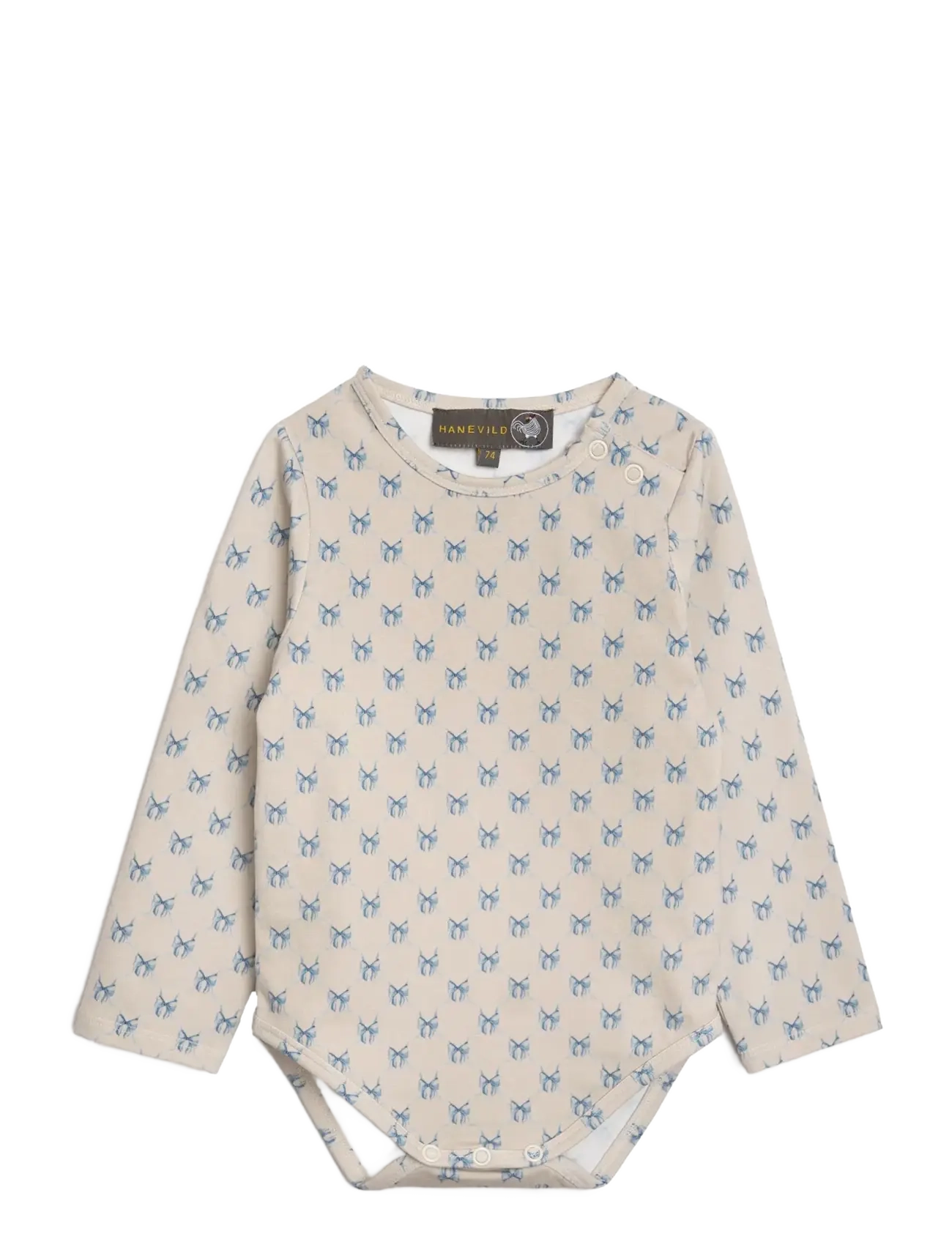 HANEVILD Bow Romper Beige - 68 - Kinder