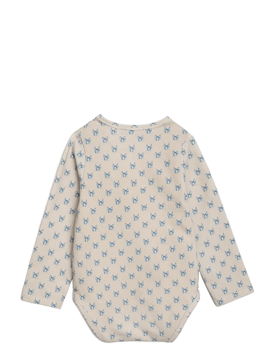 Hanevild - Bow romper - langärmelige bodys - summersand - 2
