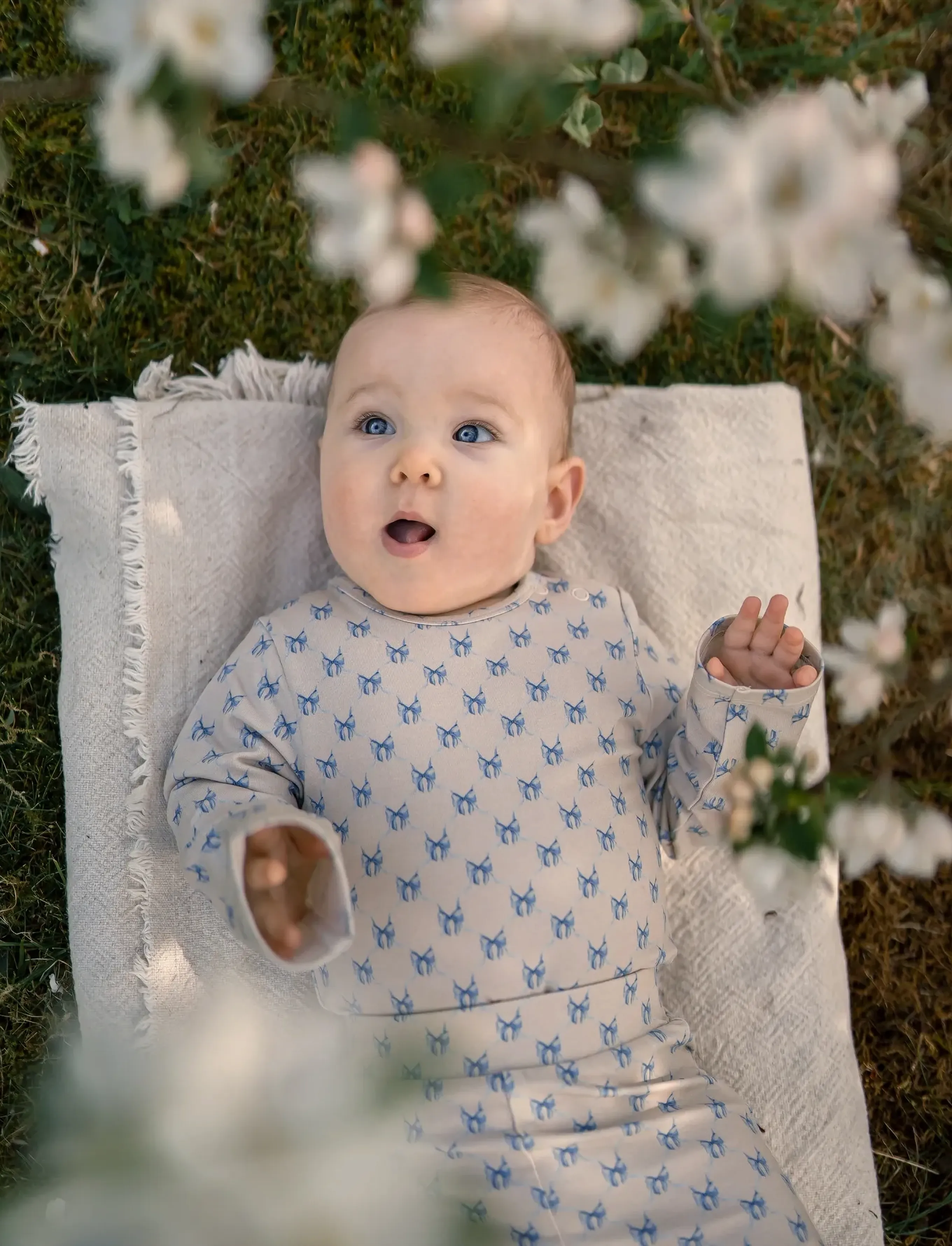 Hanevild - Bow romper - long-sleeved bodies - summersand - 3