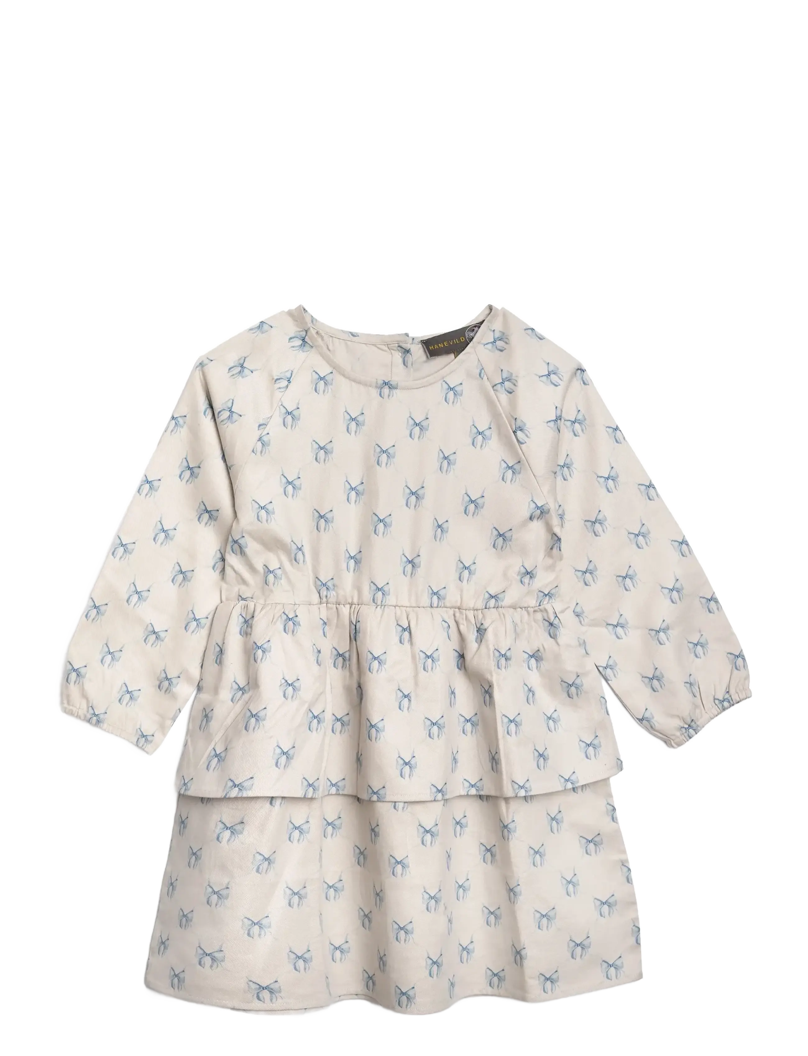 HANEVILD Bow Kleid Cream - 86/92 - Kinder