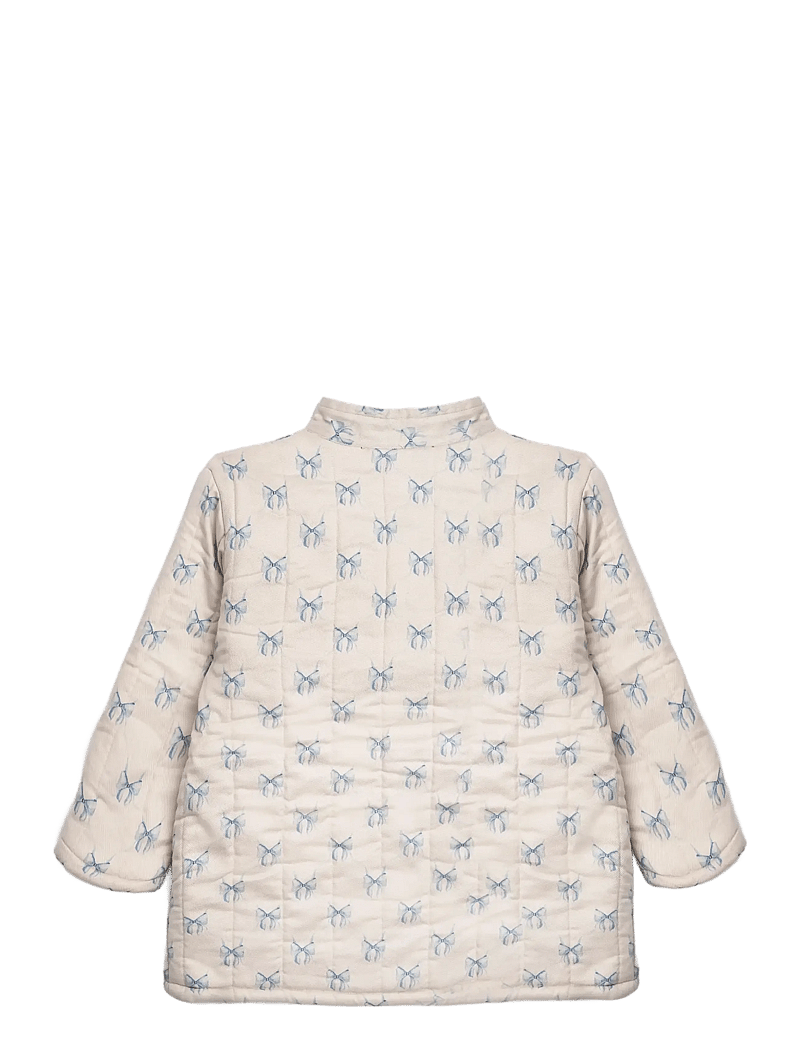 Hanevild - Bow jacket - quilted jackets - cream - 2