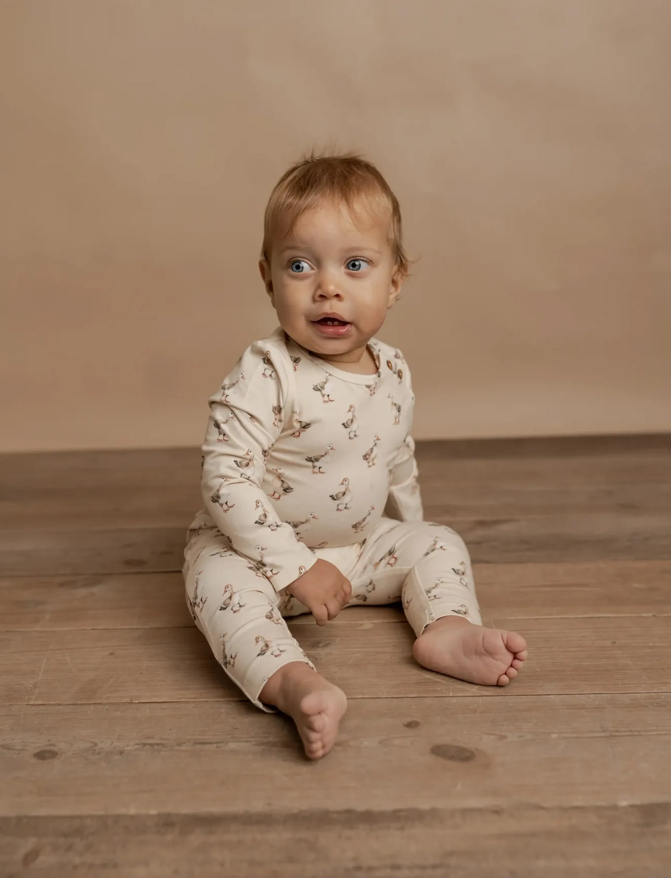 Hanevild - Goose leggings - baby - leggings - cream - 3