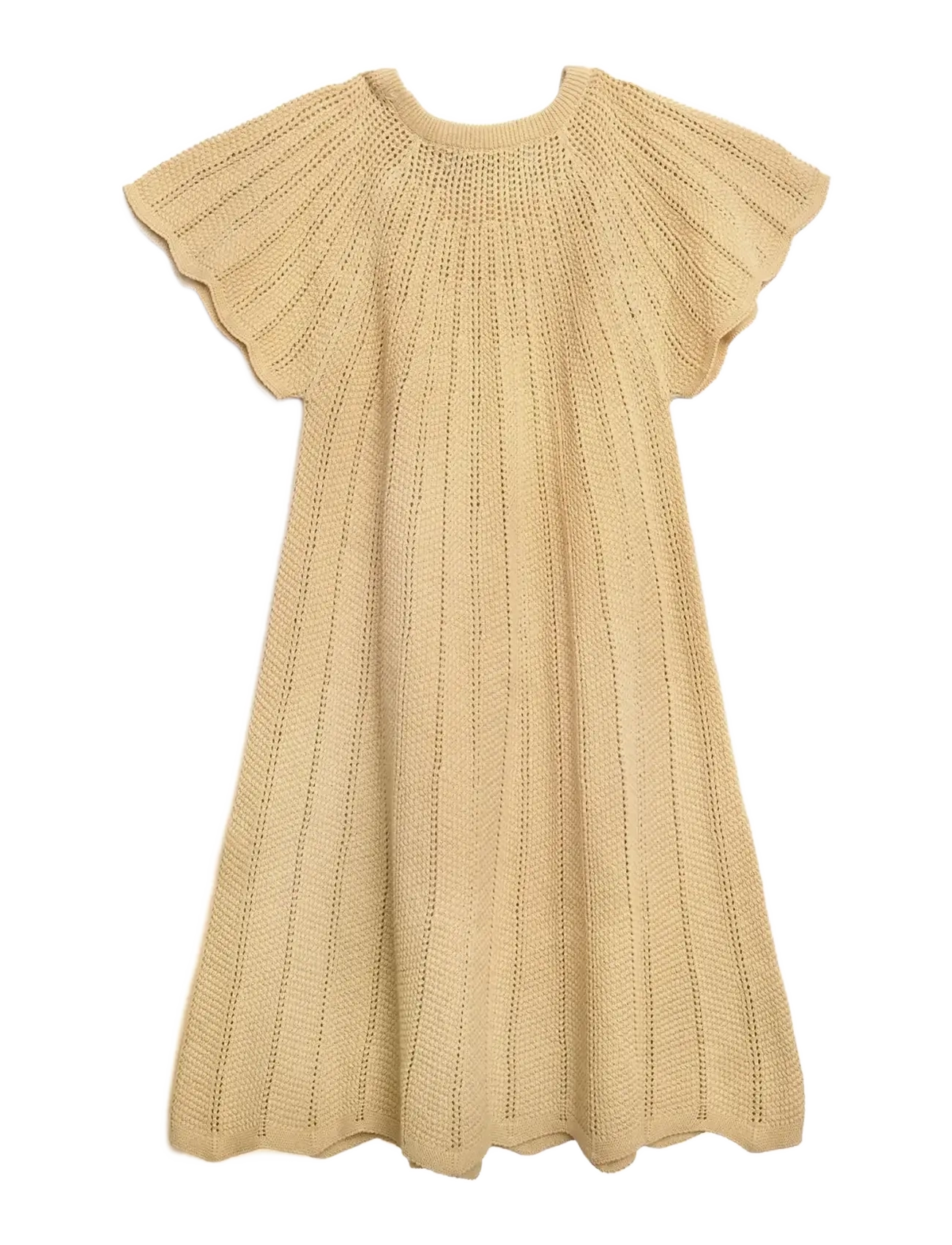 Hanevild - Vibe dress - kurzärmelige babykleider - italien straw - 2