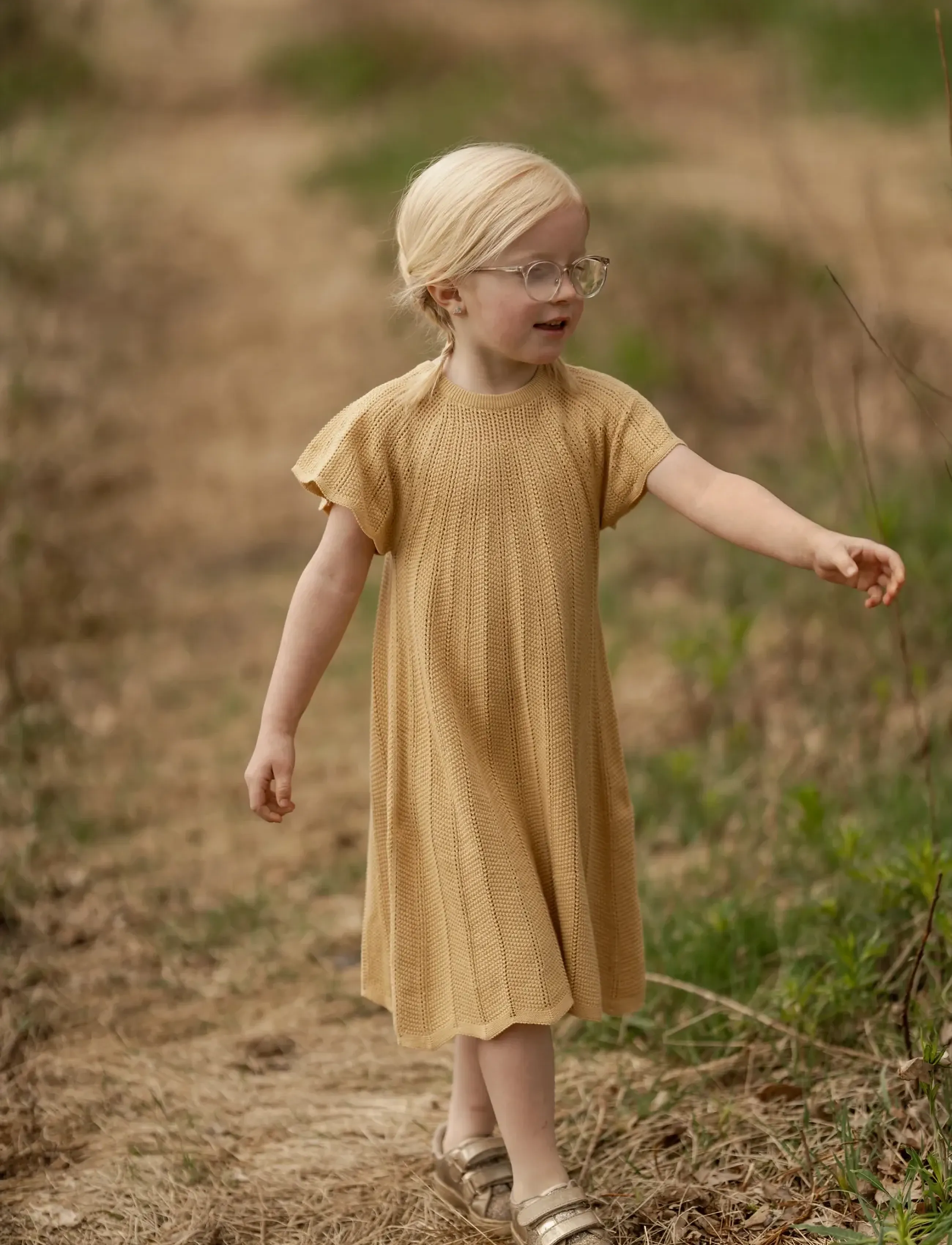 Hanevild Vibe dress - Kjoler - ITALIEN STRAW / beige