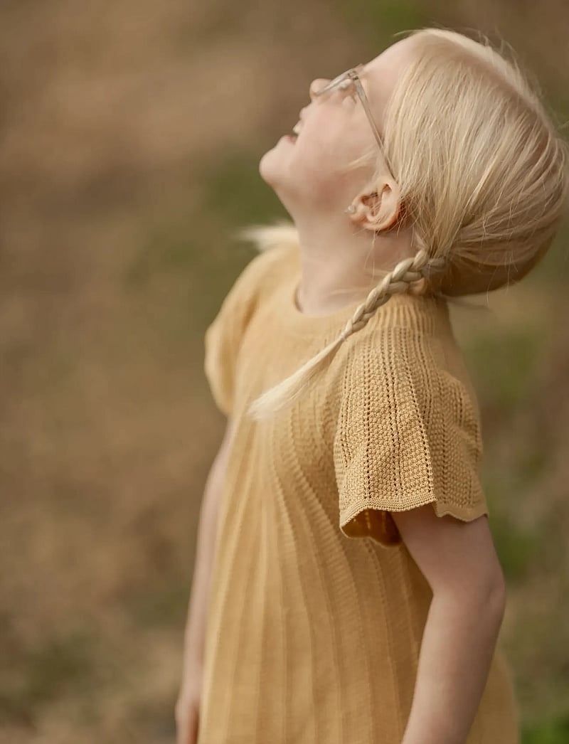 Hanevild - Vibe dress - kortærmede babykjoler - italien straw - 4