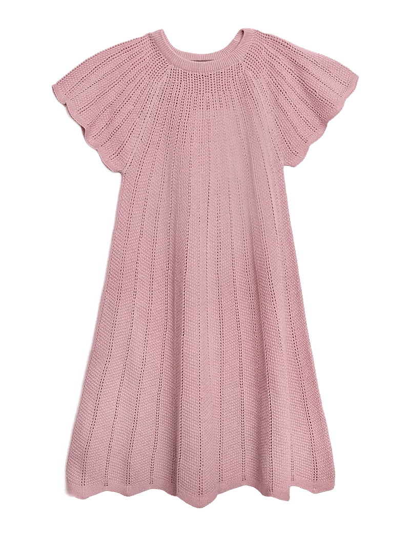 Hanevild - Vibe dress - kortärmade babyklänningar - pink - 1