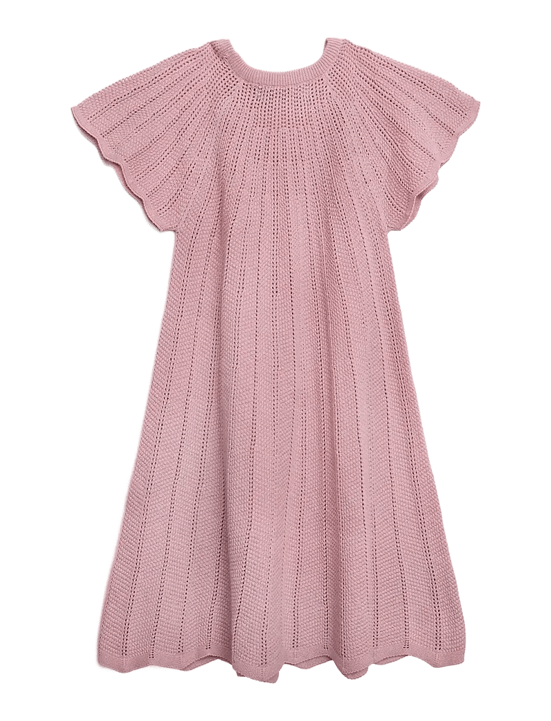 Hanevild - Vibe dress - kortärmade babyklänningar - pink - 2