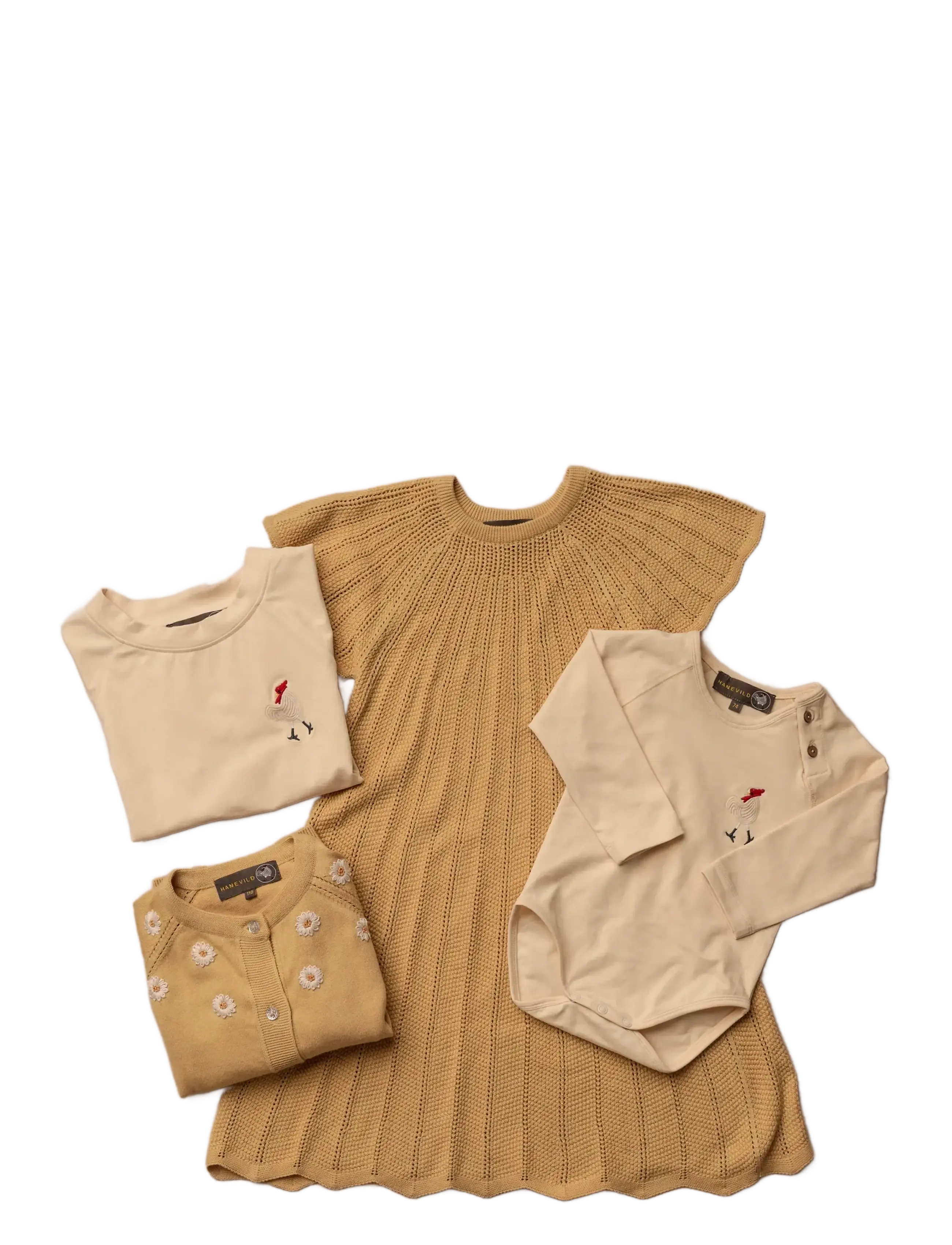 Hanevild - Daisy cardigan - hnepptar peysur - italien straw - 3